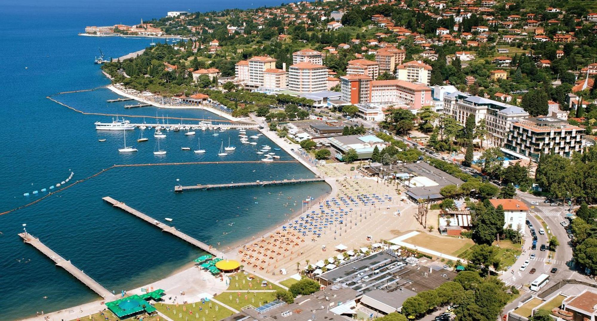 Bazilij Seaview Daire Portorož Dış mekan fotoğraf